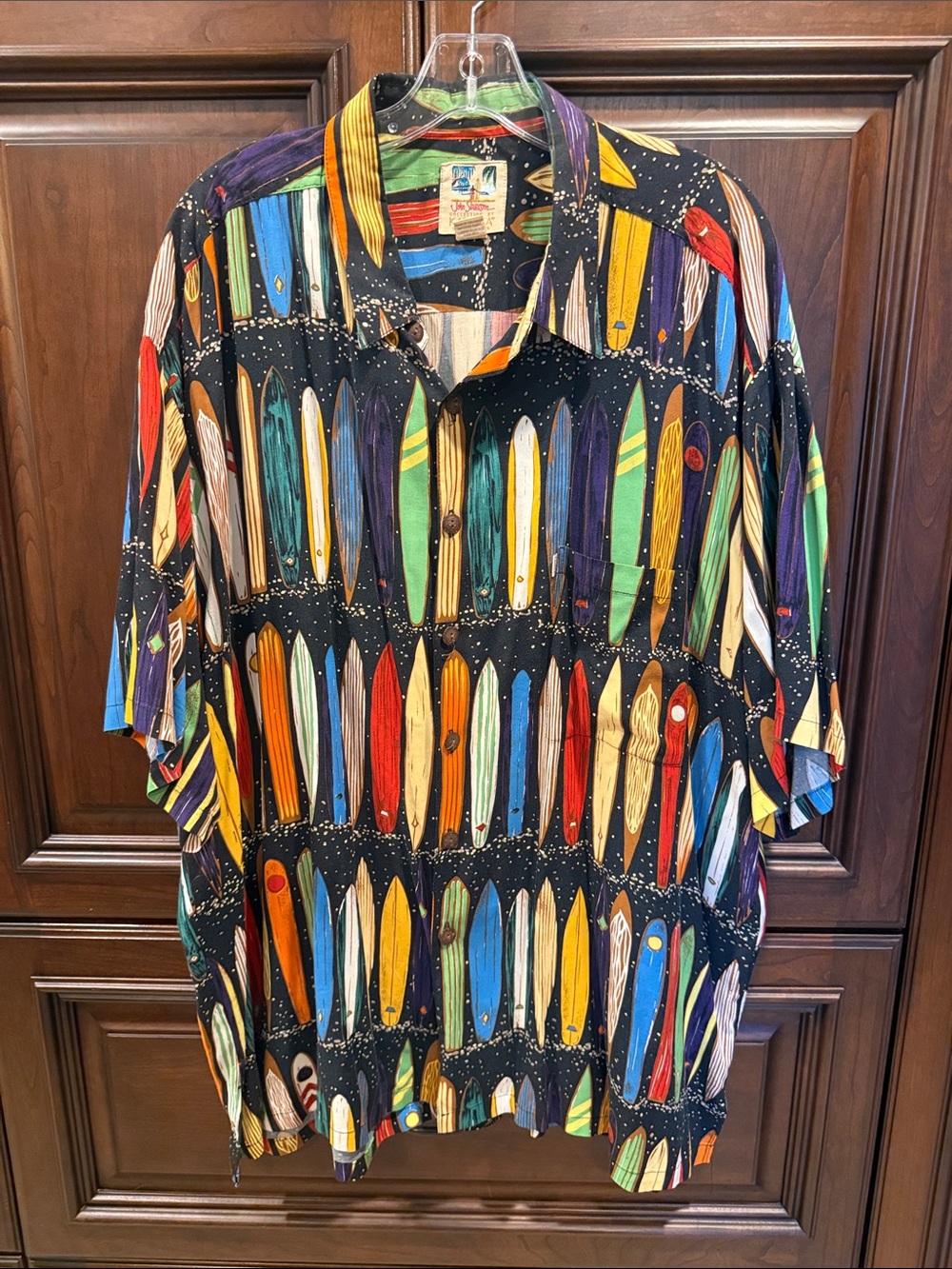 Vintage Kahala x John Severson Hawaiian Surf Board Shirt